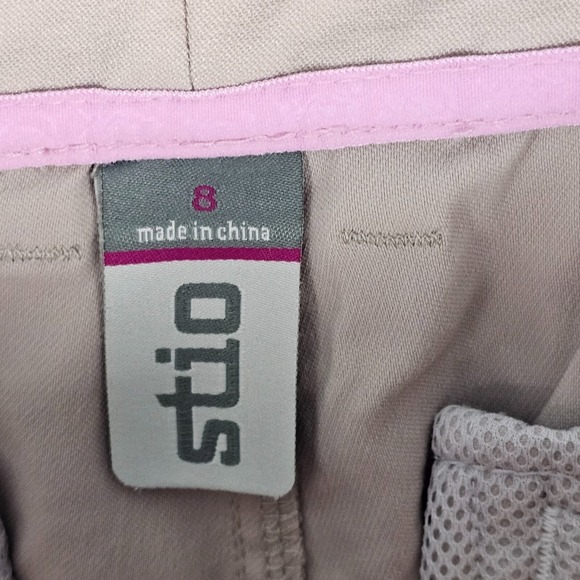 Stio Joggers Pants Womens 8 Beige Nylon Blend Slash Patch Pockets Performance - Picture 7 of 11